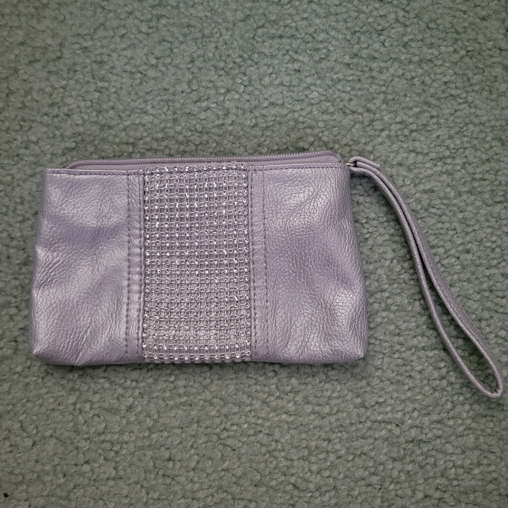 Elegant Silver Clutch Bag